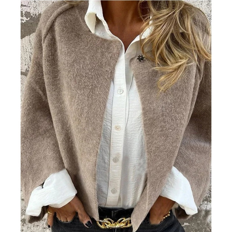 Lavoisier™ | Elise - Veste Courte avec des Manches Évasées Chics