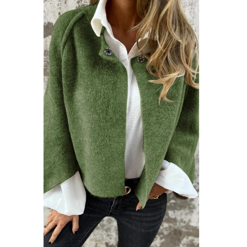 Lavoisier™ | Elise - Veste Courte avec des Manches Évasées Chics