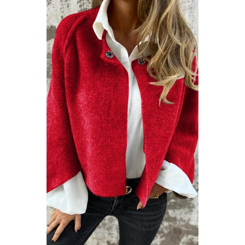 Lavoisier™ | Elise - Veste Courte avec des Manches Évasées Chics