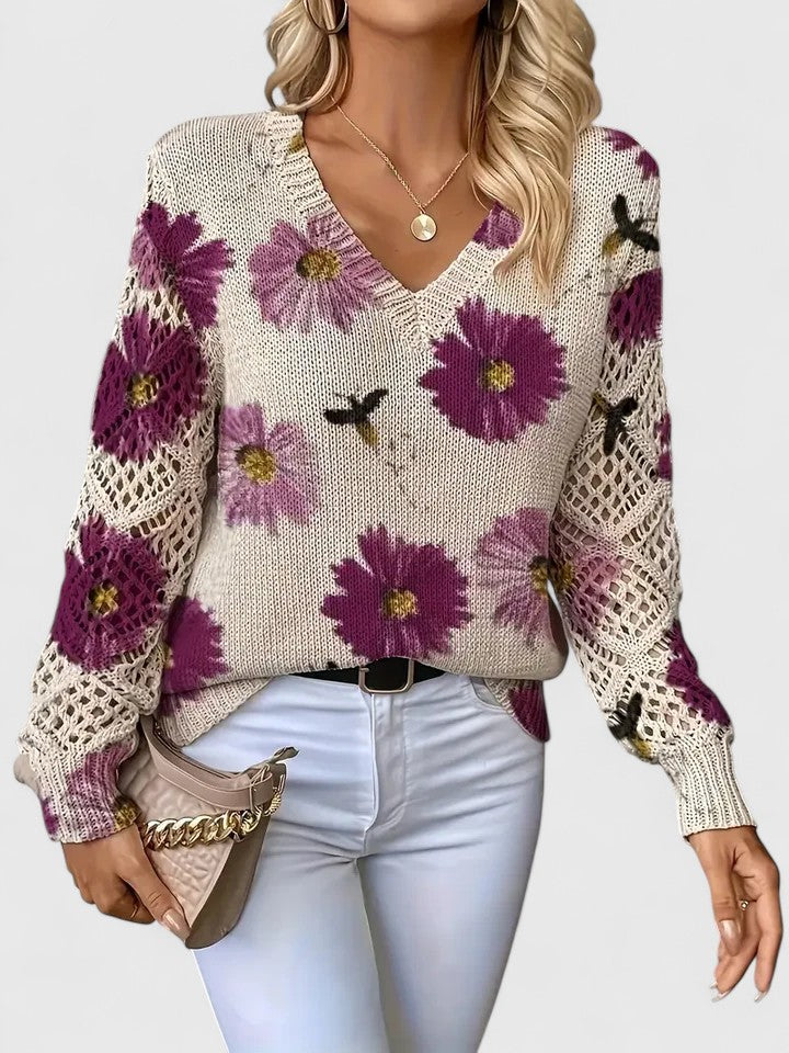 Lavoisier™ | Aurélie - Cardigan Floral Léger