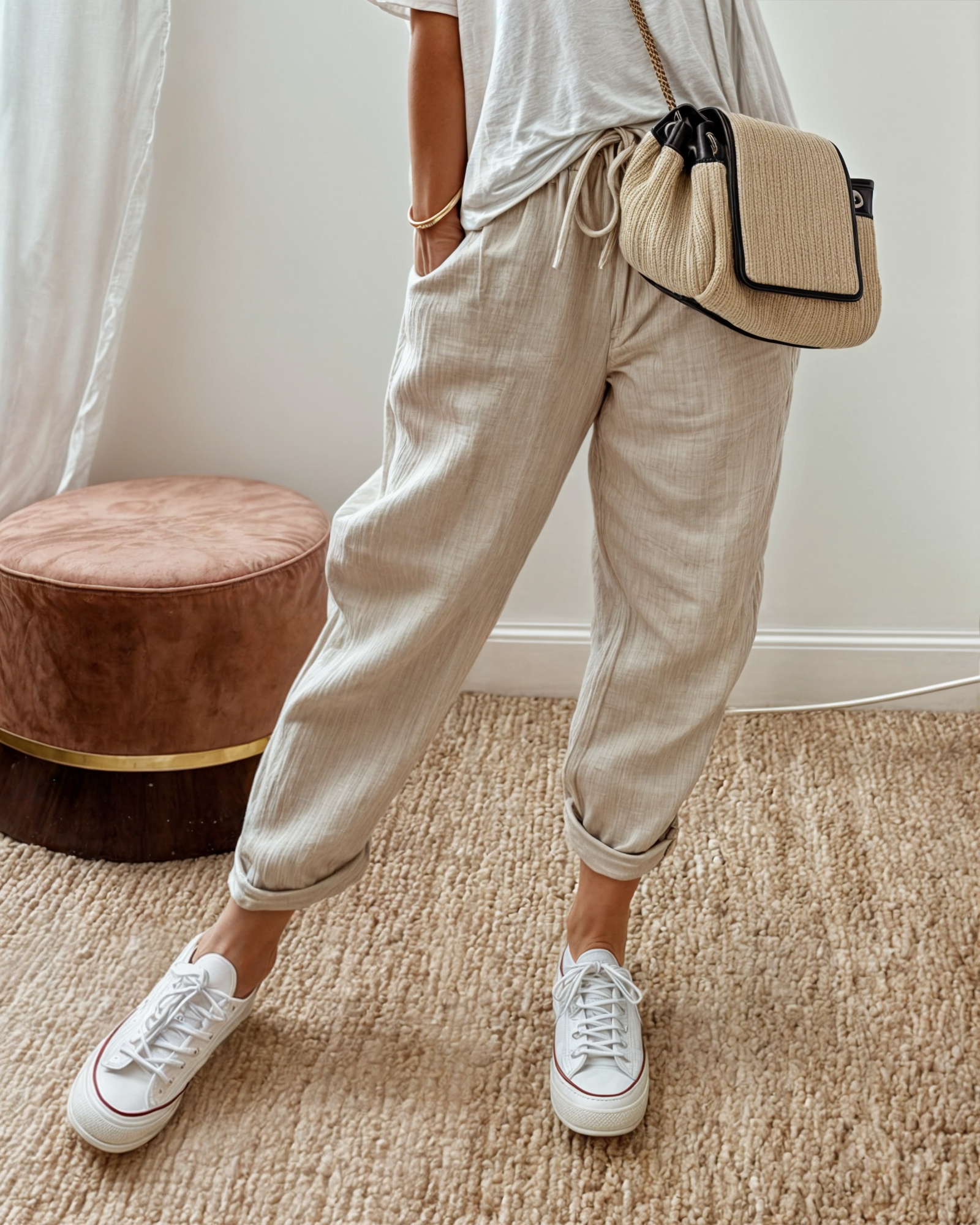 Lavoisier™ | Rosa - Pantalon Chic Confortable
