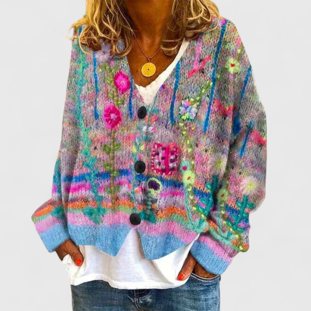 Lavoisier™ | Matilda - Élégant Cardigan Chaud