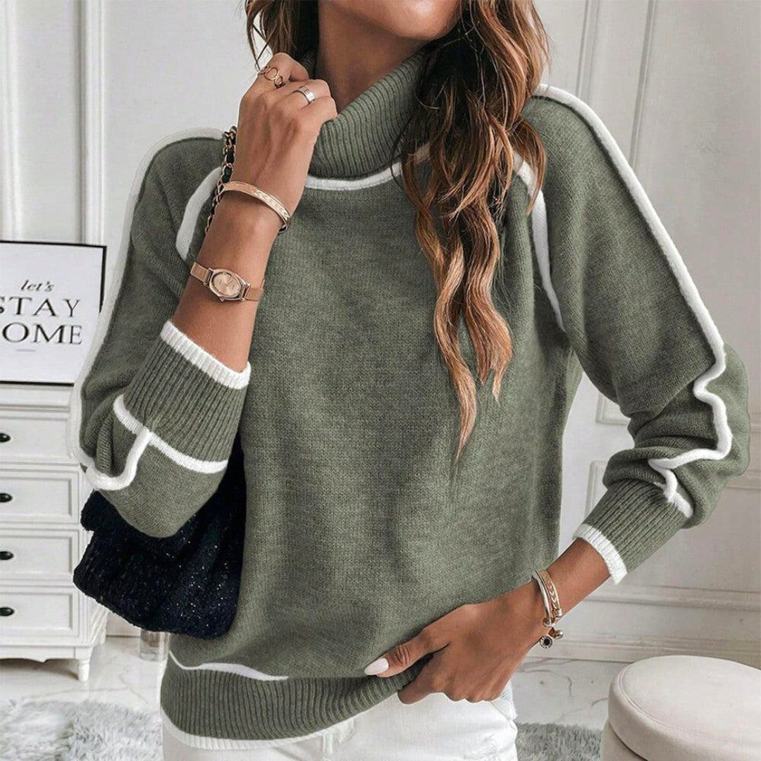 Lavoisier™ | Kaylee - Pull Roulé Élégant
