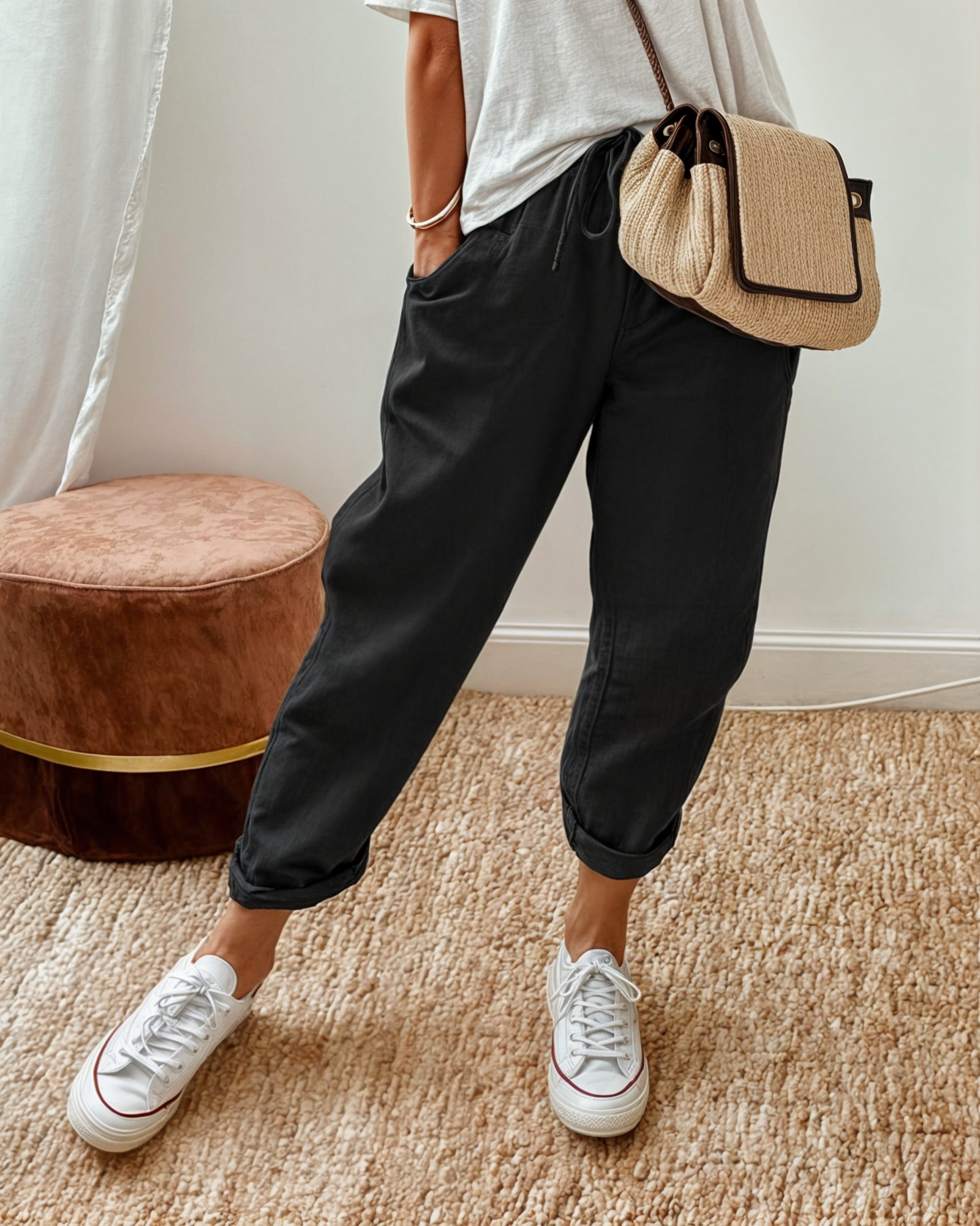 Lavoisier™ | Rosa - Pantalon Chic Confortable