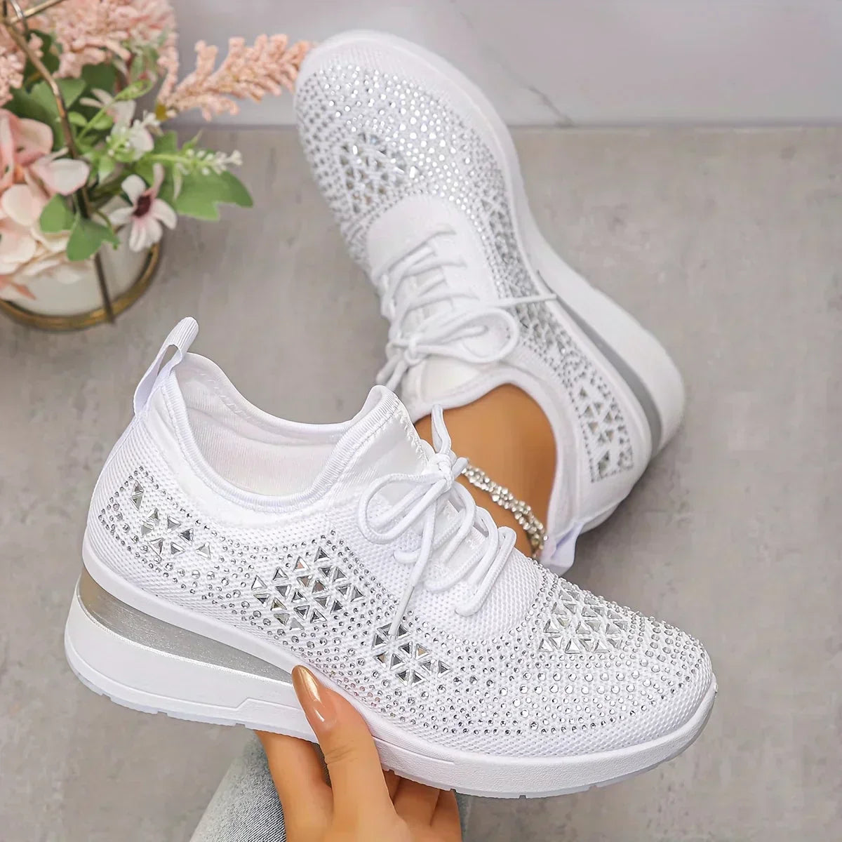Lavoisier™ | Giselle – Baskets orthopédiques avec des strass étincelants