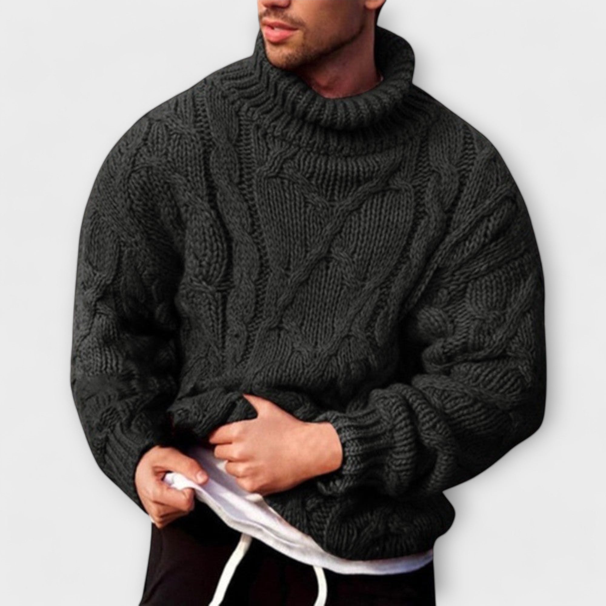 Lavoisier™ | Pull Montant Élégant Hiver