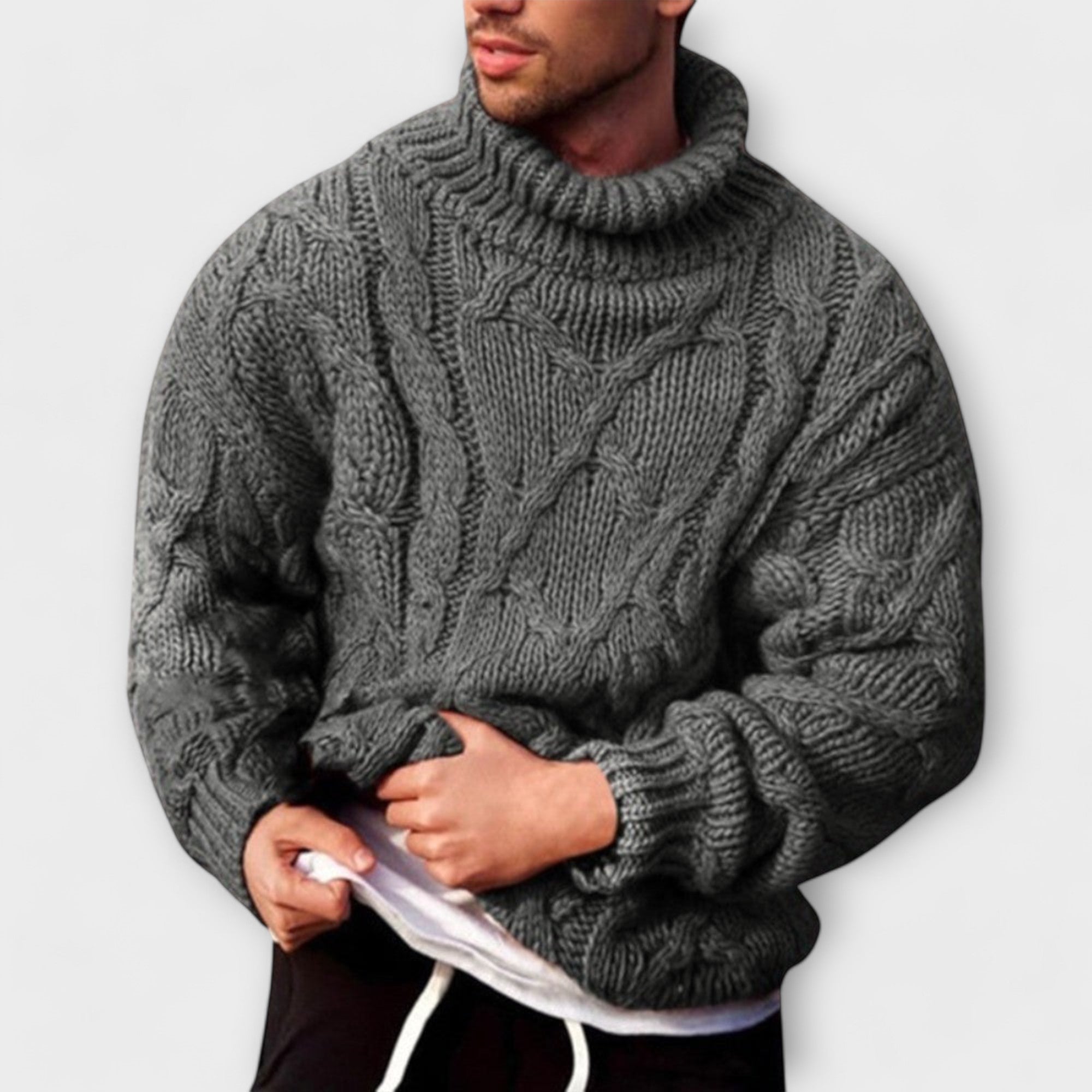 Lavoisier™ | Pull Montant Élégant Hiver