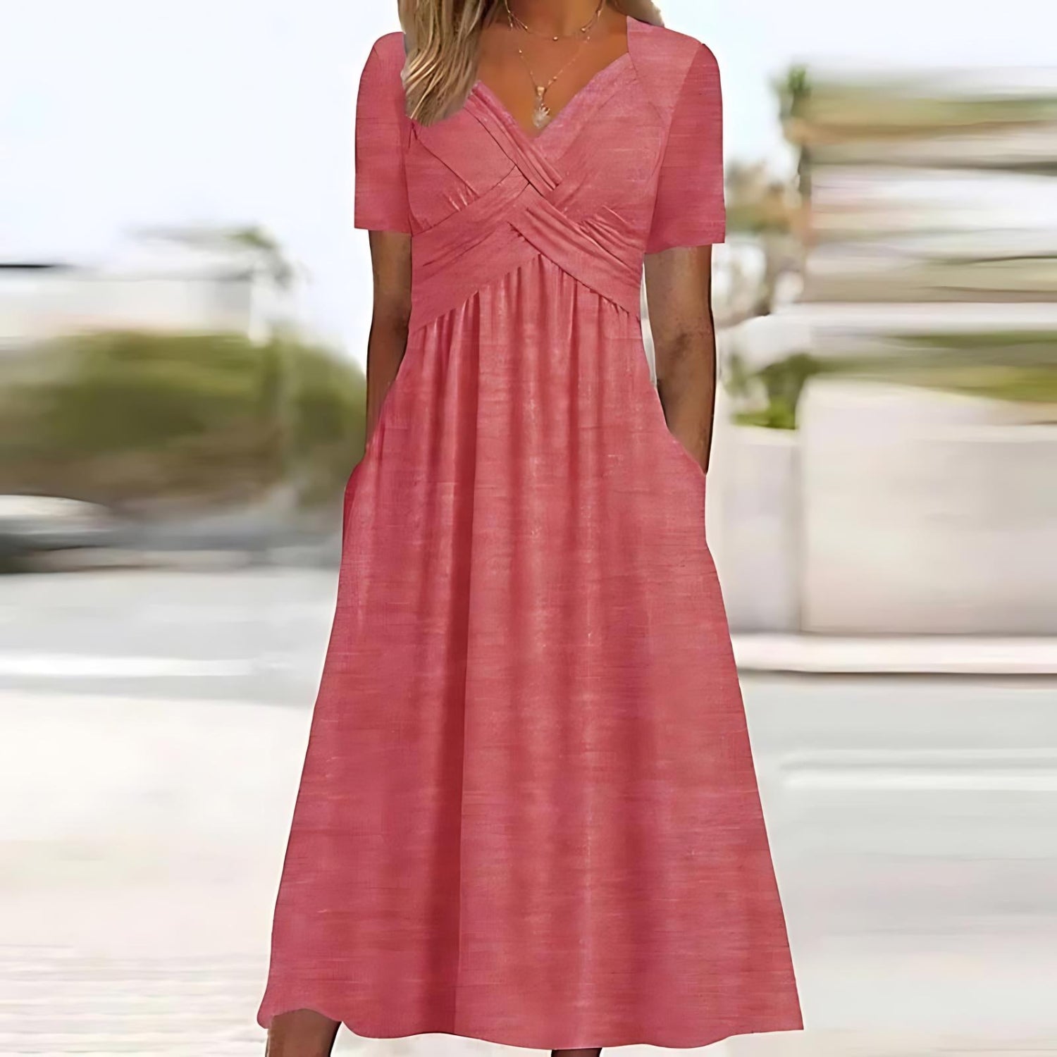 Lavoisier™ | Nadine - Élégante Robe Longue