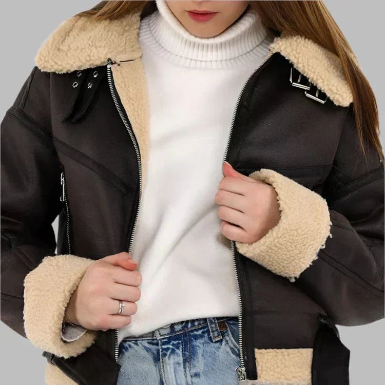 Lavoisier™ | Veste en cuir respirante et polyvalente