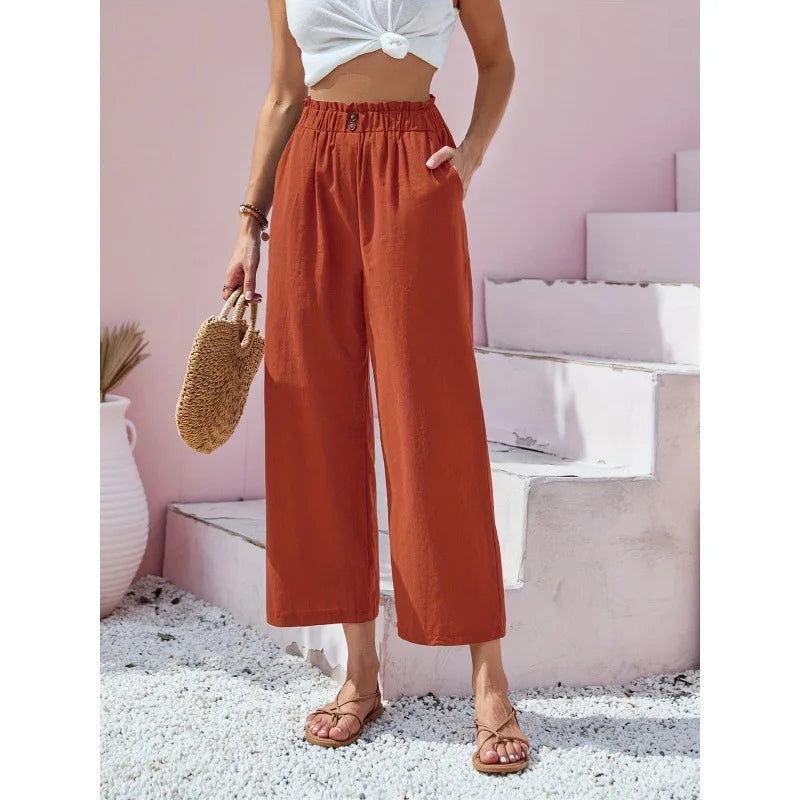 Lavoisier™ | Soléa – Pantalon d’Été Lin-Coton