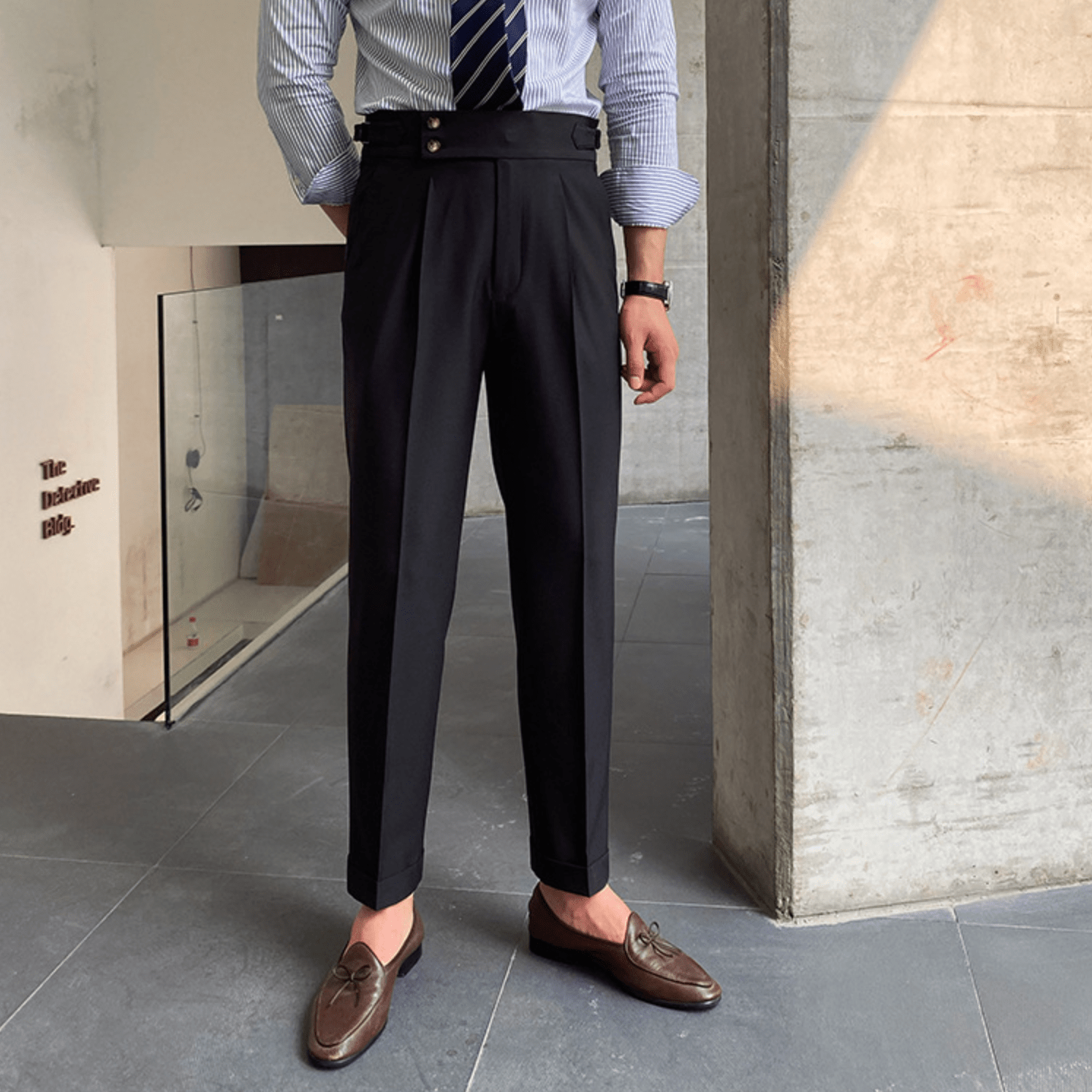 Lavoisier™ | Pantalons Taille Haute Élégants