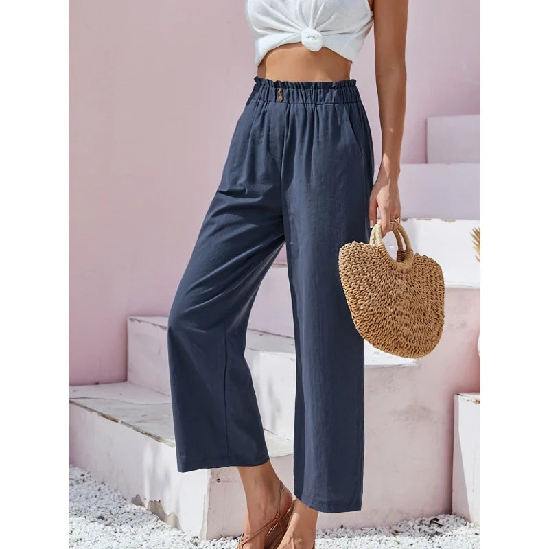 Lavoisier™ | Soléa – Pantalon d’Été Lin-Coton