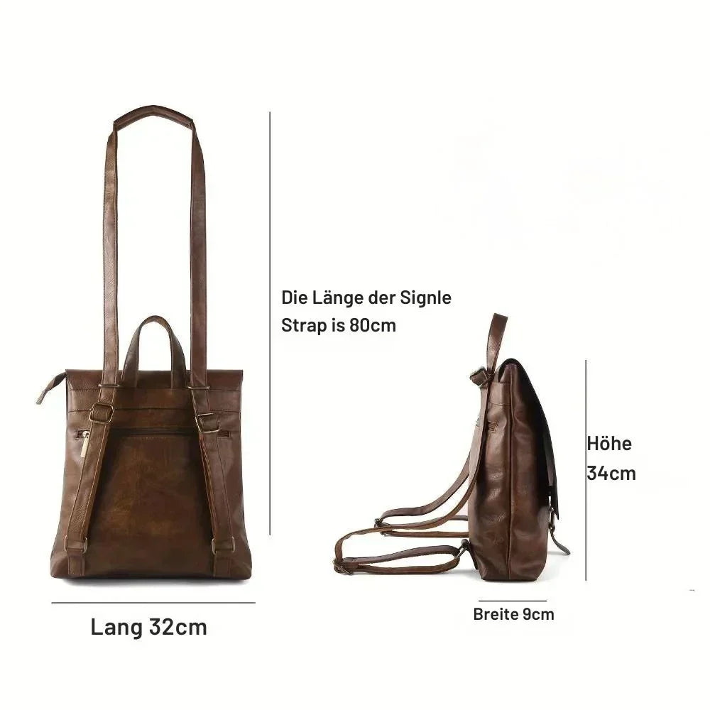 Lavoisier™ | Ermelinde - Sac À Dos Rétro Polyvalent